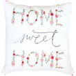 Keresztszemesen hímezhető párna készlet - Home sweet home