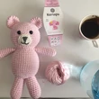 Amigurumi fonal 1769  rózsaszín