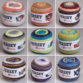 Jersey- vastag, téli színátmenetes fonal