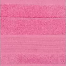Hímezhető kéztörlő 30x50 pink színű