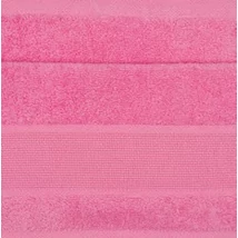 Hímezhető kéztörlő 30x50 pink színű
