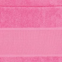 Hímezhető Törölköző 50x100 pink színű