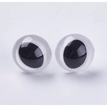 Biztonsági pupillás állatszem 15 mm - fehér színű