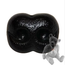 Biztonsági maci vagy kutya orr 1 darab - fekete 12 mm