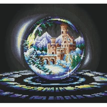 Andriana keresztszemes készlet - Téli csoda