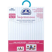 Aida kék csíkos 14 ct 35x45 cm