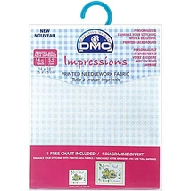 Aida kék kockás 14 ct 35x45 cm