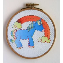 Hímző készlet gyerekeknek - Unikornis