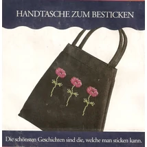 Keresztszemes készlet- Fekete táska