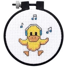 Keresztszemes készlet gyerekeknek-Kacsa