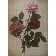 Gobelin előfestett alap DMC HÍMZŐFONALLAL 22x30 - Rózsaszálak 2026