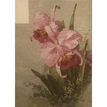 Gobelin előfestett alap DMC HÍMZŐFONALLAL 22x30 - Virág 2042