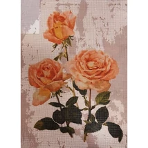 Gobelin előfestett alap DMC HÍMZŐFONALLAL 22x30 - Sárga rózsák 2076