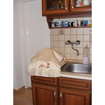 Hímzett konyharuha - ősz-gomba mintás