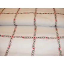 Keresztszemesen hímezhető karácsonyi anyag-Zöld