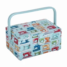 Közepes méretű varródoboz - Varrógépes