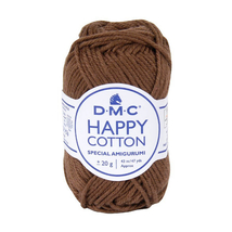 DMC Happy Cotton - 777 - csokoládé barna