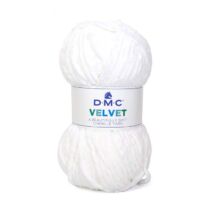 Dmc Velvet zsenilia - 002 - fehér