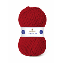DMC Knitty 10 vastag, őszi-téli fonal - Meggy piros 833