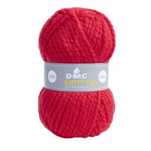 DMC Knitty 10 vastag, őszi-téli fonal - Piros 950