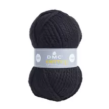 DMC Knitty 10 vastag, őszi-téli fonal - Fekete 965