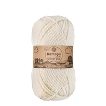 Kartopu Melange Wool 013 - tört fehér