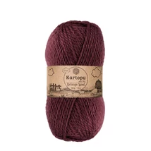 Kartopu Melange Wool 1707 - padlizsán lila