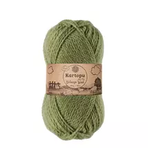 Kartopu Melange Wool 430 - pasztell zöld