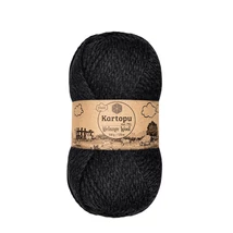 Kartopu Melange Wool 940 - fekete