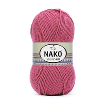Nako Vizon Simli csillogó fonal sötét rózsaszín - 6578