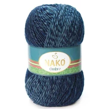 Nako Ombre színátmenetes fonal - 20317 - sötét kék