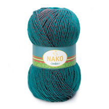 Nako Ombre színátmenetes fonal - 20384 - türkiz kék