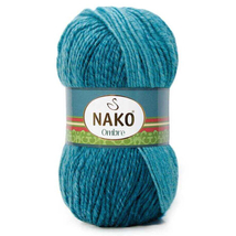 Nako Ombre színátmenetes fonal - 20391 - kék