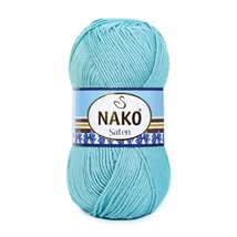 Nako Saten akril fonal - Azúrkék