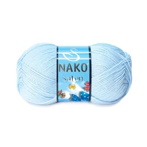 Nako Saten akril fonal - Világoskék