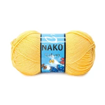 Nako Saten akril fonal - Halvány sárga