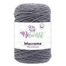 Makramé zsinórfonal 7006 - füstszürke