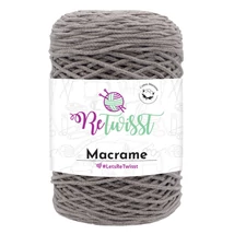 Makramé zsinórfonal 7009 - sötét bézs