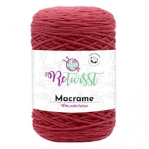 Makramé zsinórfonal 7029 - piros