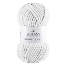 Bunny Baby zsenília fonal - fehér
