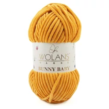 Bunny Baby zsenília fonal - mustár sárga