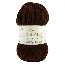 Bunny Baby zsenília fonal - csokoládé barna