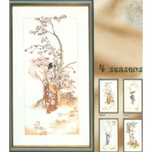 Lanarte keresztszemes készlet - Tavaszi gésa