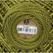 Perlé hímző gyöngyfonal 059 - keki zöld