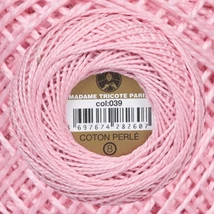 Perlé hímző gyöngyfonal 039 - rózsaszín