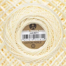 Perlé hímző gyöngyfonal 4011 - vanília