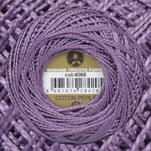 Perlé hímző gyöngyfonal 4066 - lila