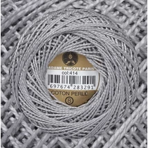 Perlé hímző gyöngyfonal 414 - szürke