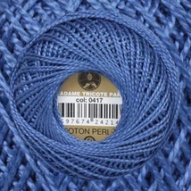 Perlé hímző gyöngyfonal 417- farmerkék