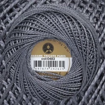 Perlé hímző gyöngyfonal 483 - szürke